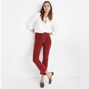 Cali Demi-Boot Jeans in Corduroy: Button-Front Edition